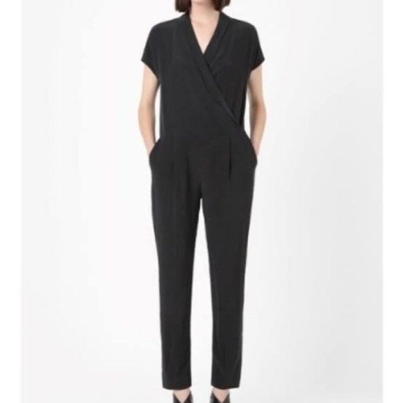 Shawl Vneck Collar Silk Jumpsuit | Poshmark